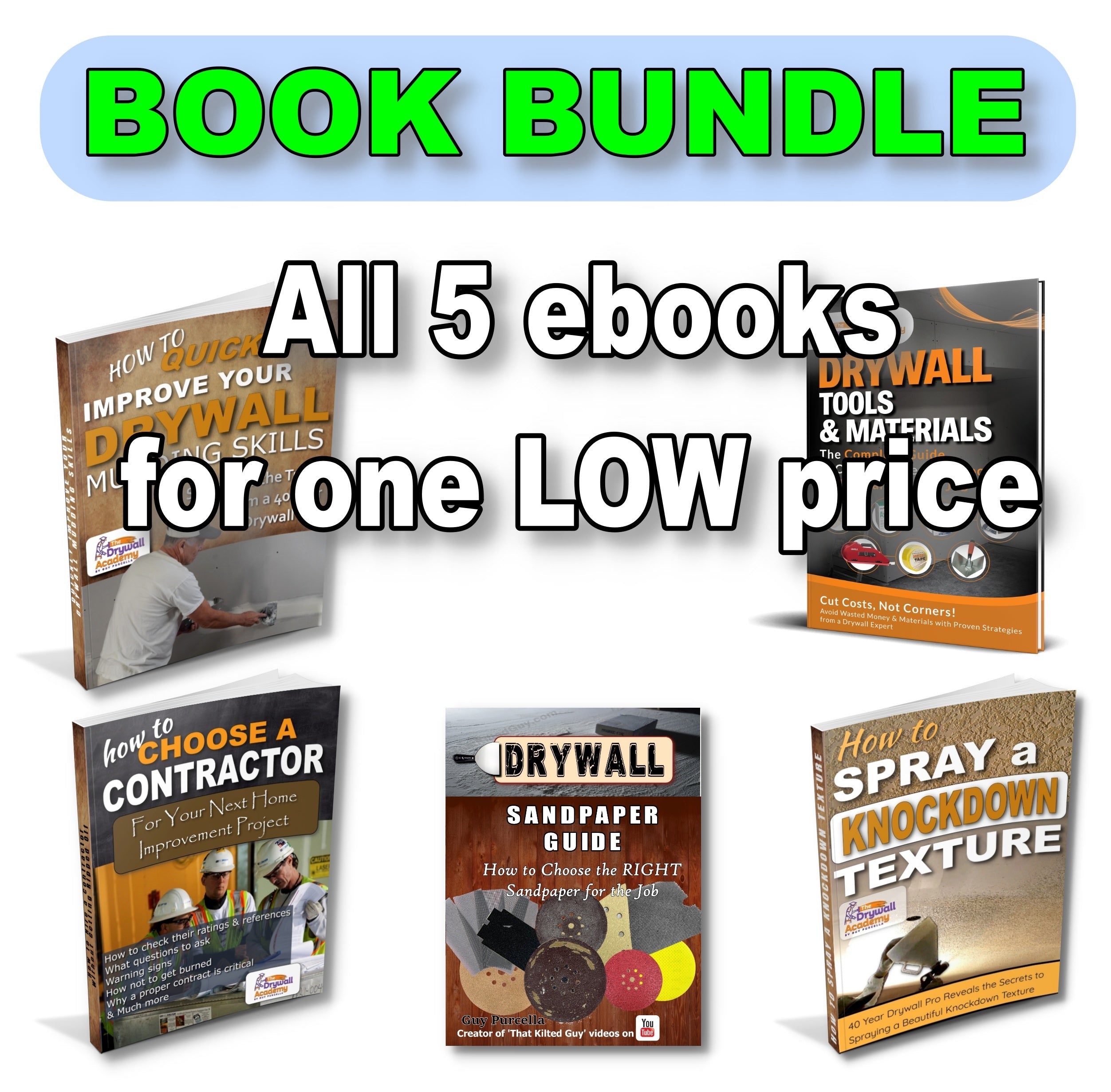 5 Drywall eBooks Bundle - Learn & Save Big! – That Kilted Guy DIY