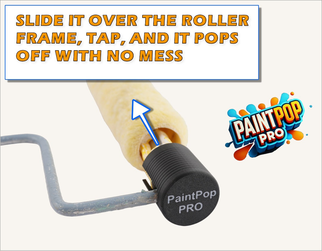PaintPop PRO Removes Paint Roller Covers with No Mess - That Kilted Guy DIY
