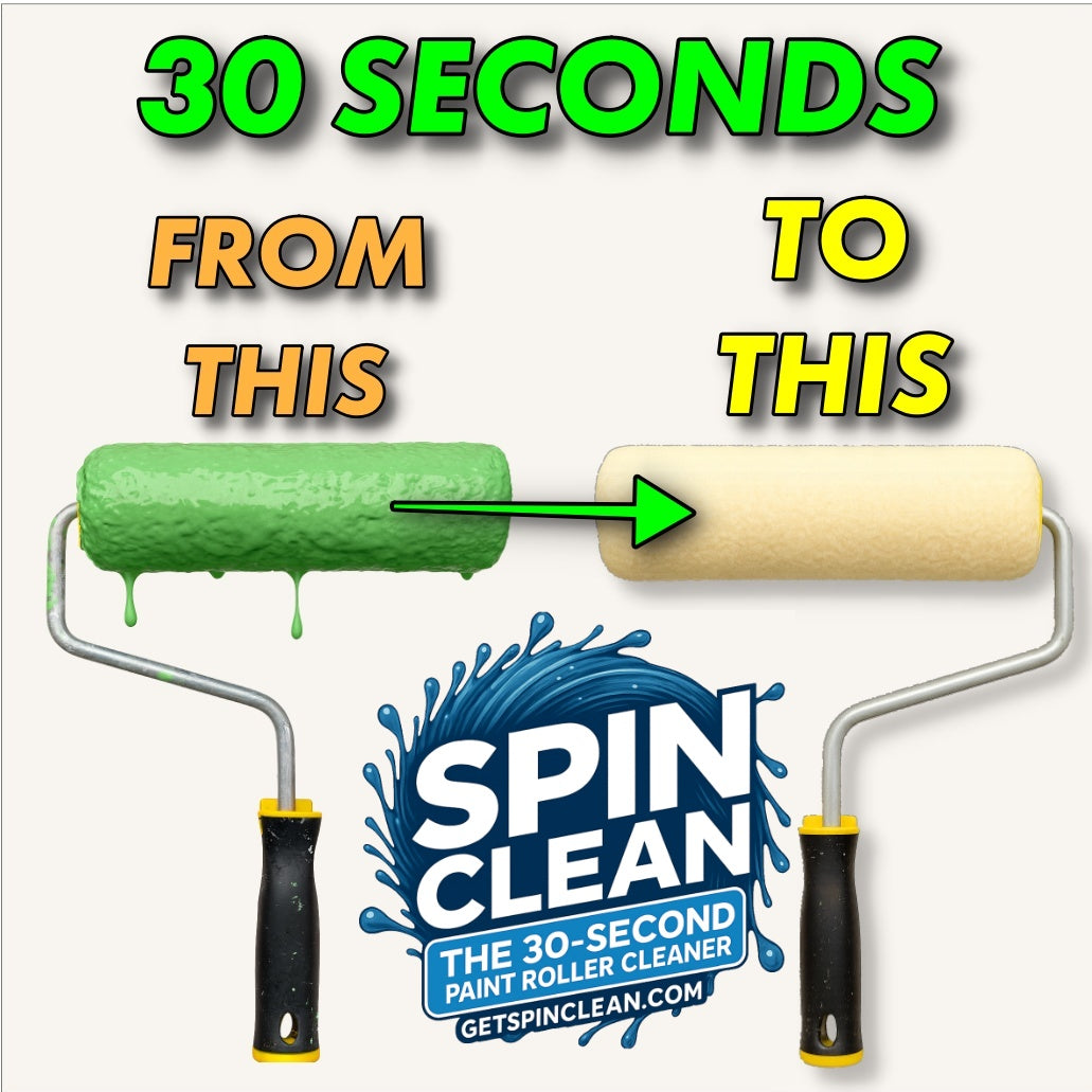 SPINCLEAN – Clean Paint Rollers in 30 Seconds or Less with No Mess