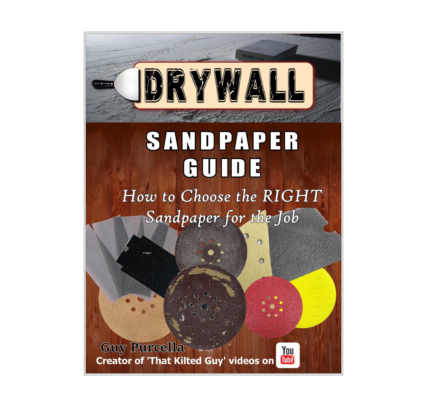 sandpaper for sanding spackle