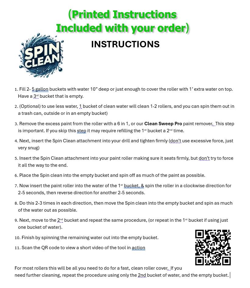 SPINCLEAN – Clean Paint Rollers in 30 Sec or Less - That Kilted Guy DIY