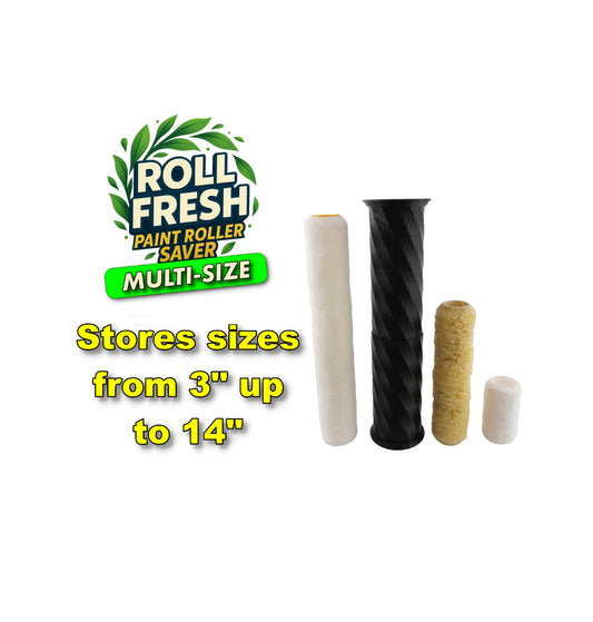 Store Your Wet Paint Rollers for DAYS, sizes up to 14"- New Multi Size RollFresh