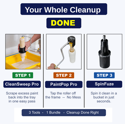 Painting Tool Kit Mini Bundle – Faster & Easier Paint Roller Cleanup