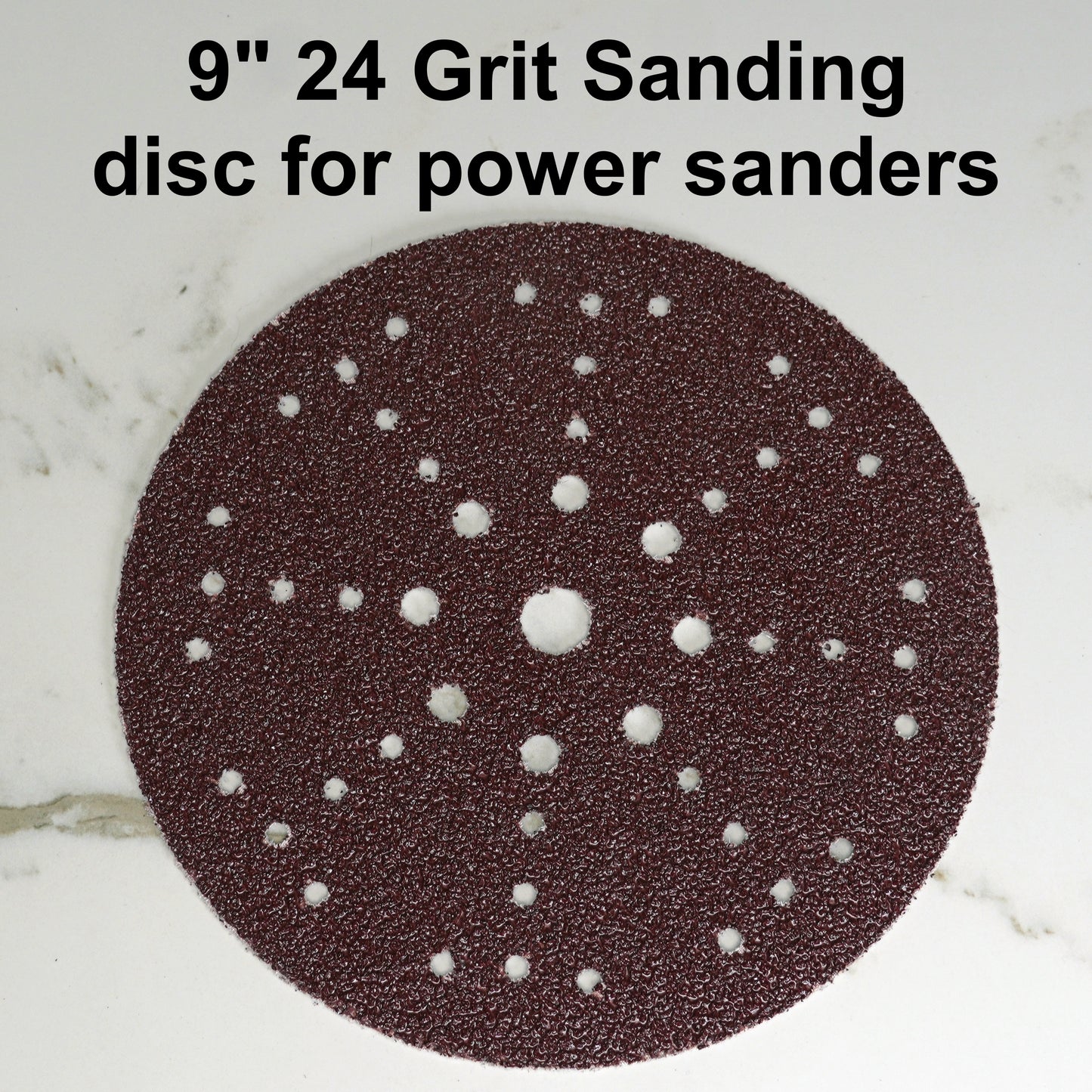 24 Grit 9" Drywall Sanding Disc (Single) – For Popcorn Ceiling Removal