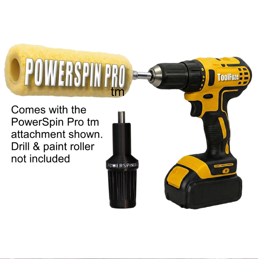 POWERSPIN PRO – Fast Paint Roller Cleaner, Clean Paint Rollers in 30 Seconds or Less with No Mess