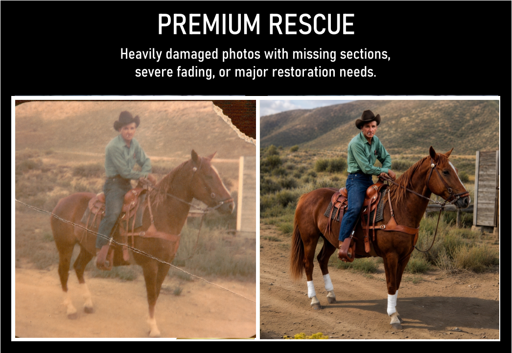 Premium Rescue Photo Restoration OLD