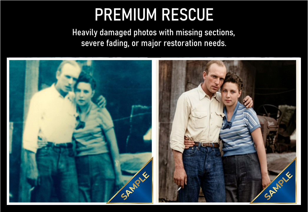 Premium Rescue Photo Restoration OLD