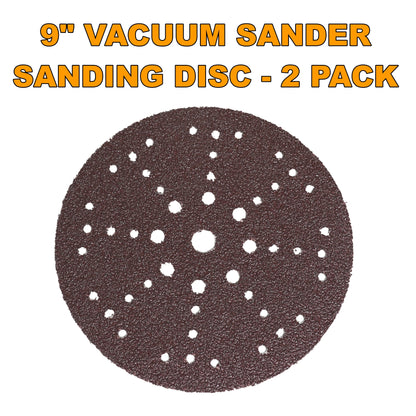 24 Grit 9" Drywall Power Sanding Discs (2-Pack)