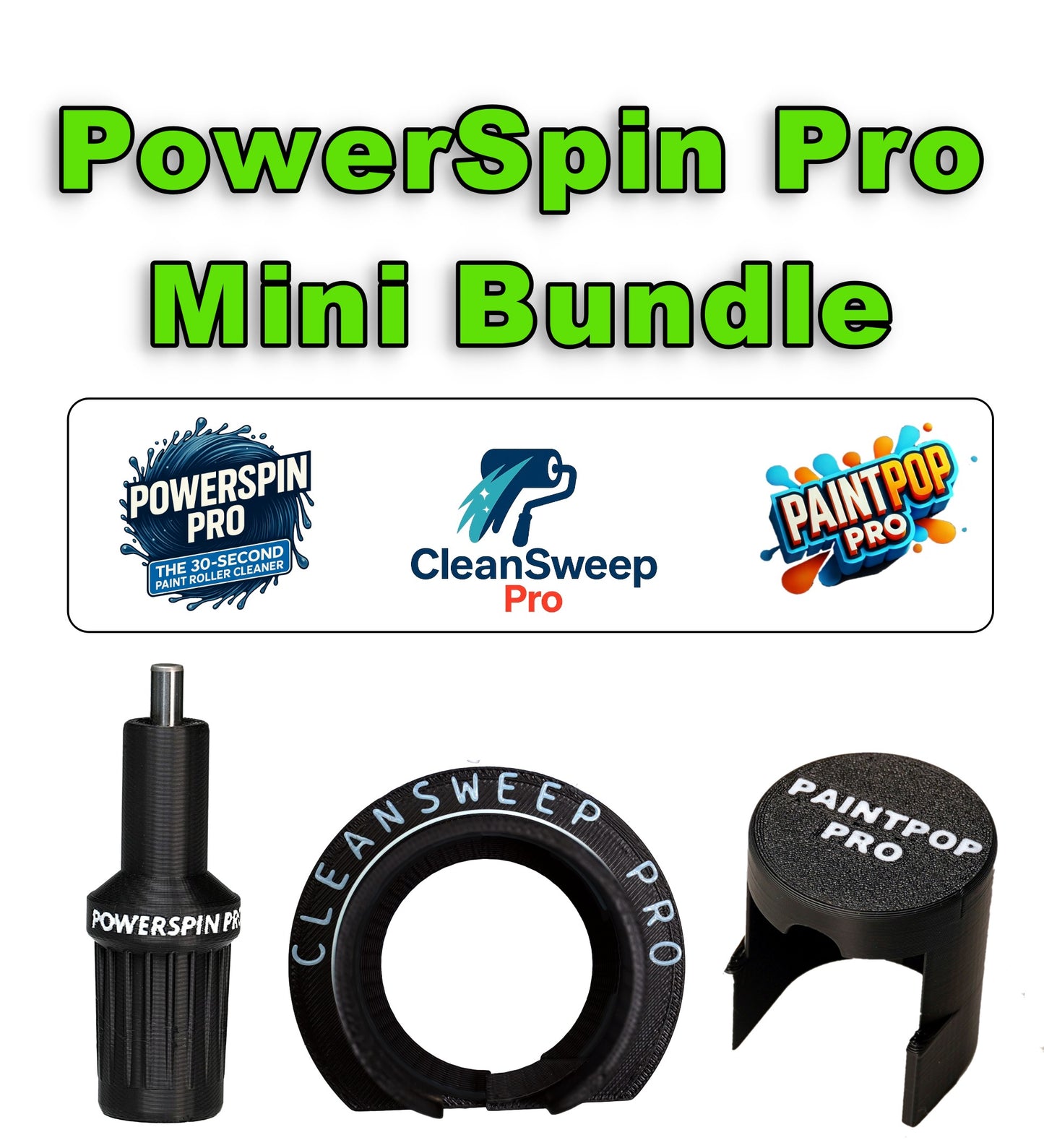 Painting Tool Kit Mini Bundle, Faster & Easier Paint Roller Cleanup