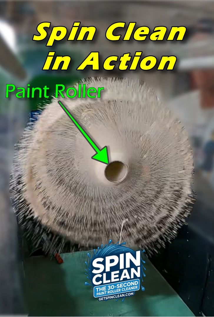 SPINCLEAN – Clean Paint Rollers in 30 Seconds or Less with No Mess