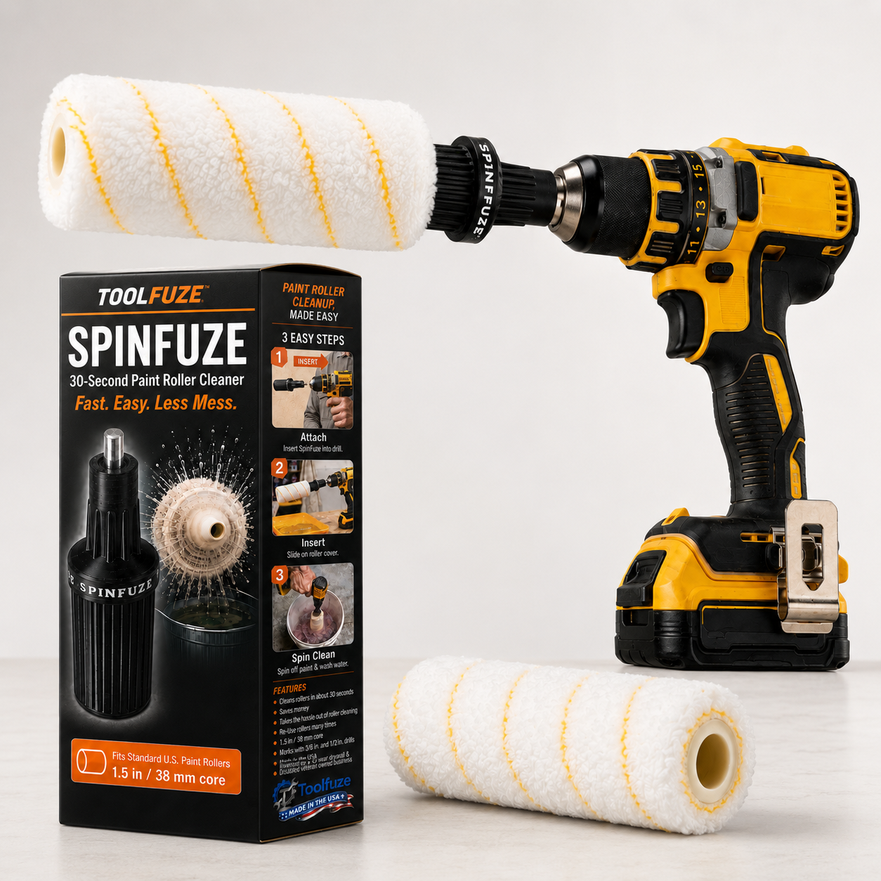 Painting Tool Kit Mini Bundle – Faster & Easier Paint Roller Cleanup