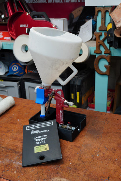 Premium Drywall Texture Hopper Stand - That Kilted Guy DIY