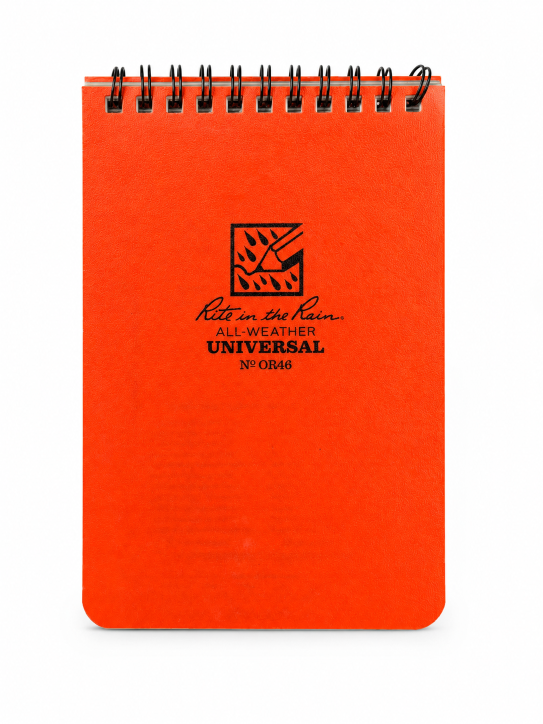 Fluorescent orange Rite in the Rain OR46 notebook