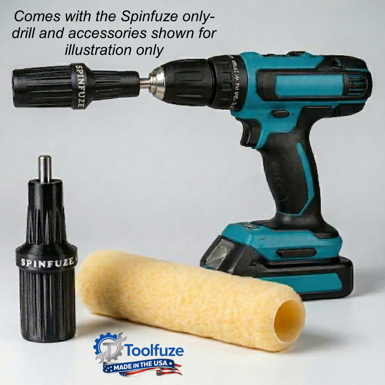 SpinFuze – Fast Paint Roller Cleaner, Clean Paint Rollers in 30 Seconds or Less with No Mess